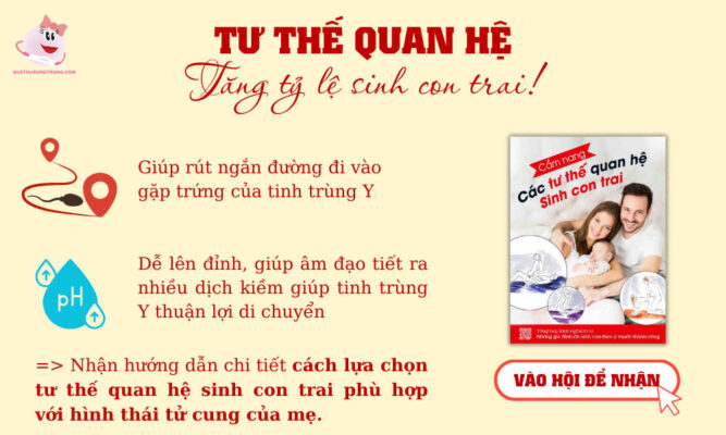 Tư thế quan hệ sinh con trai